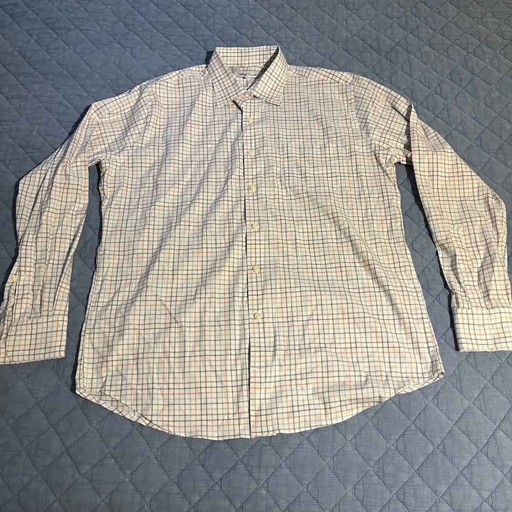 Peter Millar Men's Multicolor Checkered Shirt‎